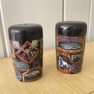 LAST CHANCE Wildlife Alaska Salt & Pepper Shakers Kitchen Dining Table Outdoor
